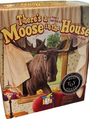 GAME There's A Moose in the House Card Game Gamewright Age 8+